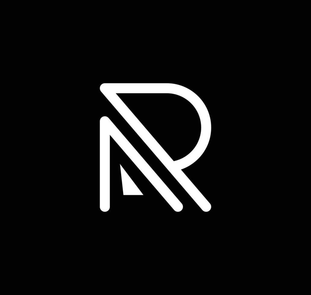 lettera ap logo design vettore