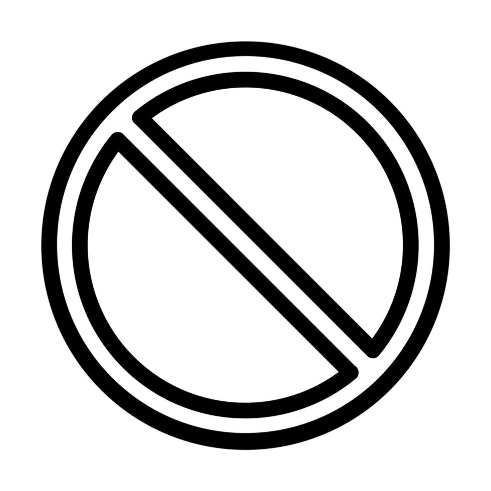 Proibito icona design vettore