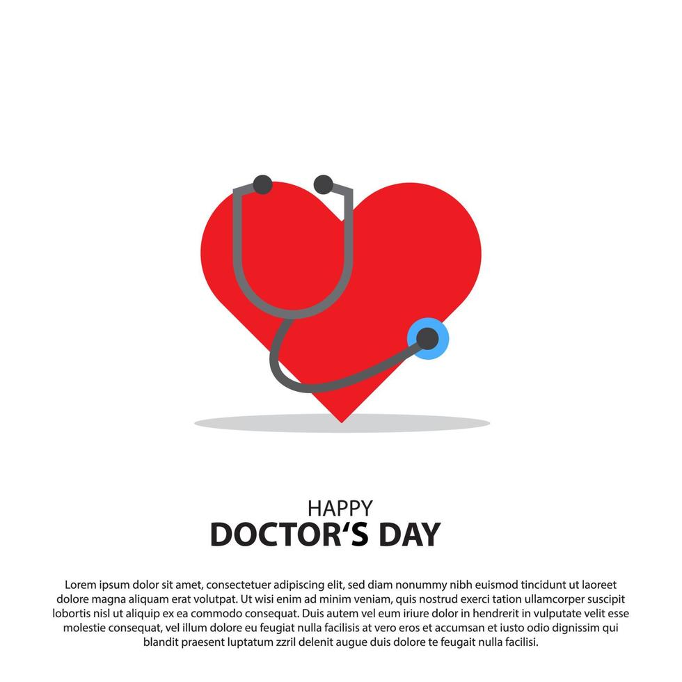 nazionale medico giorno, adatto per sfondo, striscione, manifesto, sito web vettore