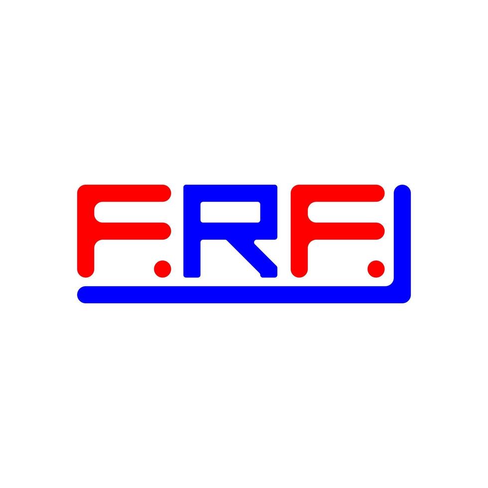 frf lettera logo creativo design con vettore grafico, frf semplice e moderno logo.