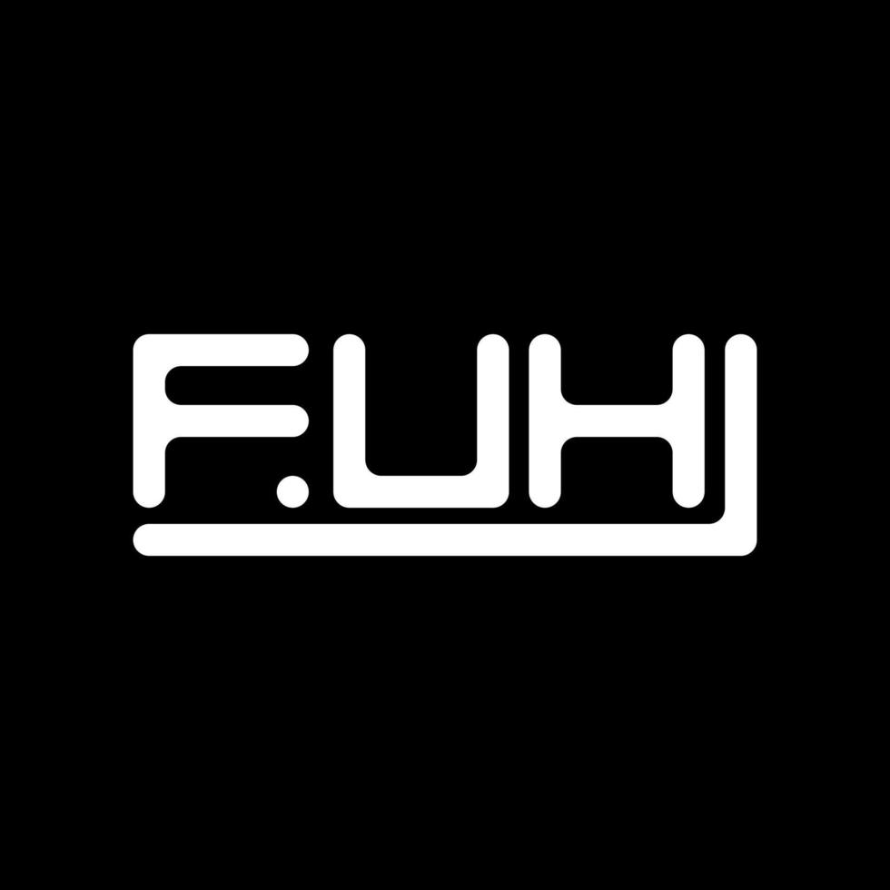 fuh lettera logo creativo design con vettore grafico, fuh semplice e moderno logo.