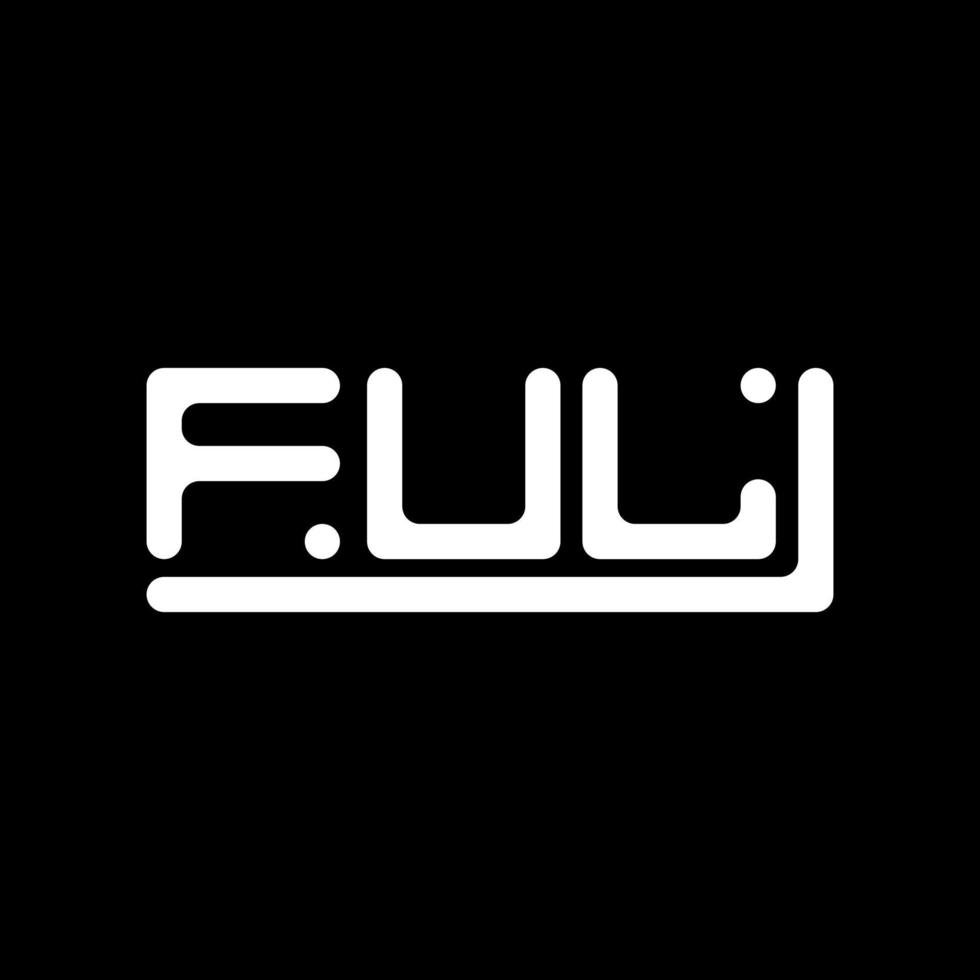 ful lettera logo creativo design con vettore grafico, ful semplice e moderno logo.