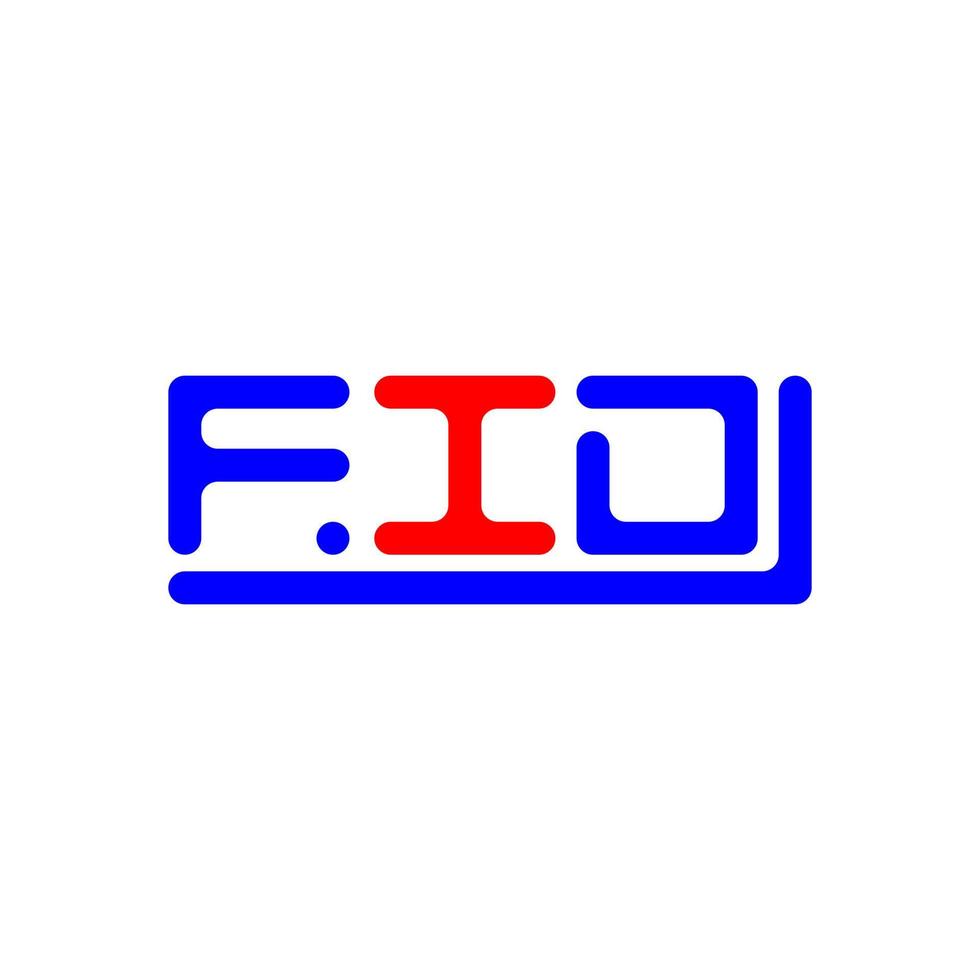 fido lettera logo creativo design con vettore grafico, fido semplice e moderno logo.