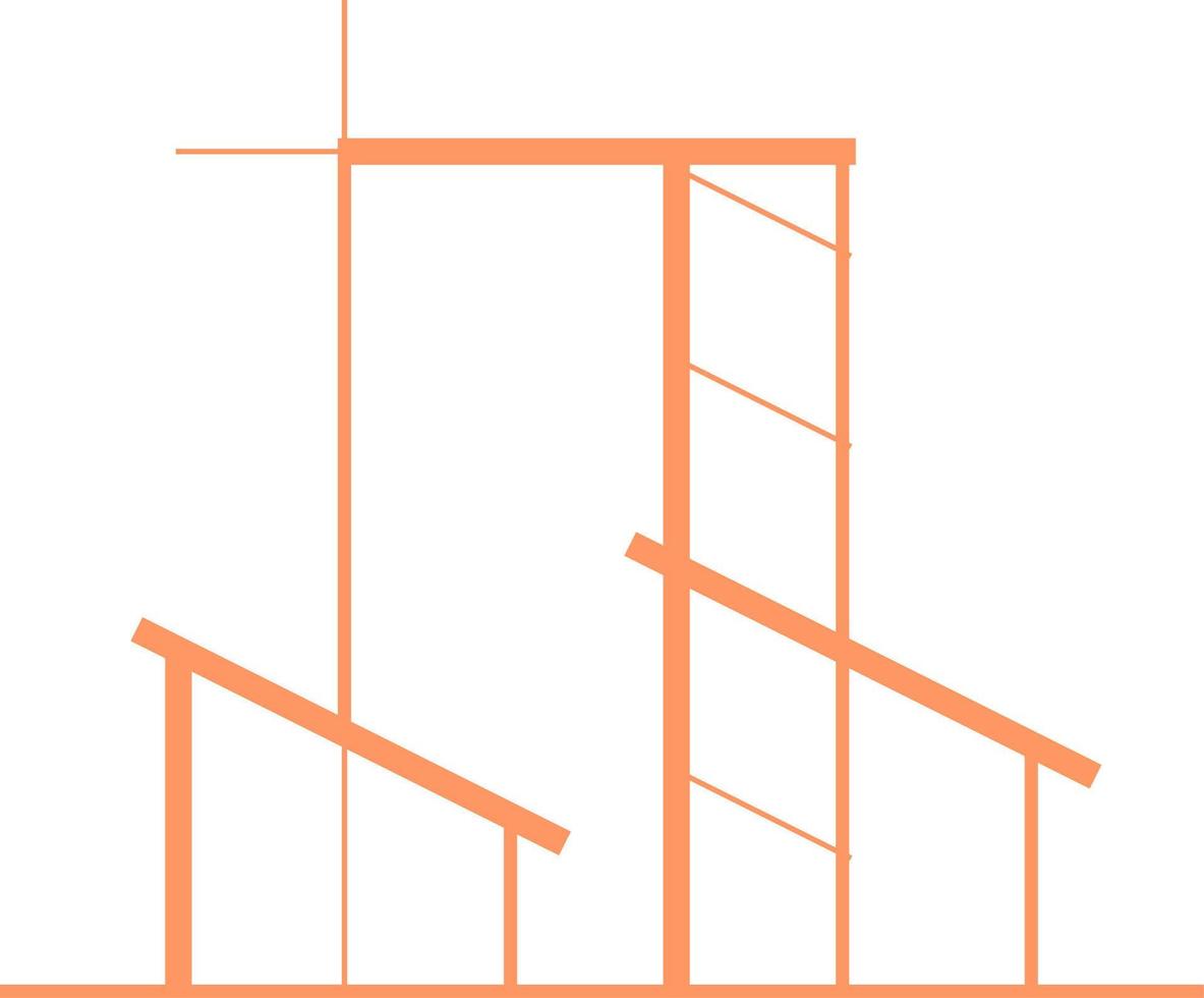 moderno architettura logo schema vettore illustrazione