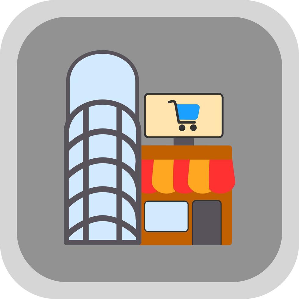 shopping memorizzare vettore icona design