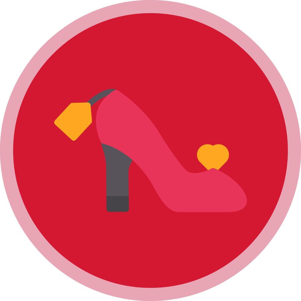 femmina calzature vettore icona design