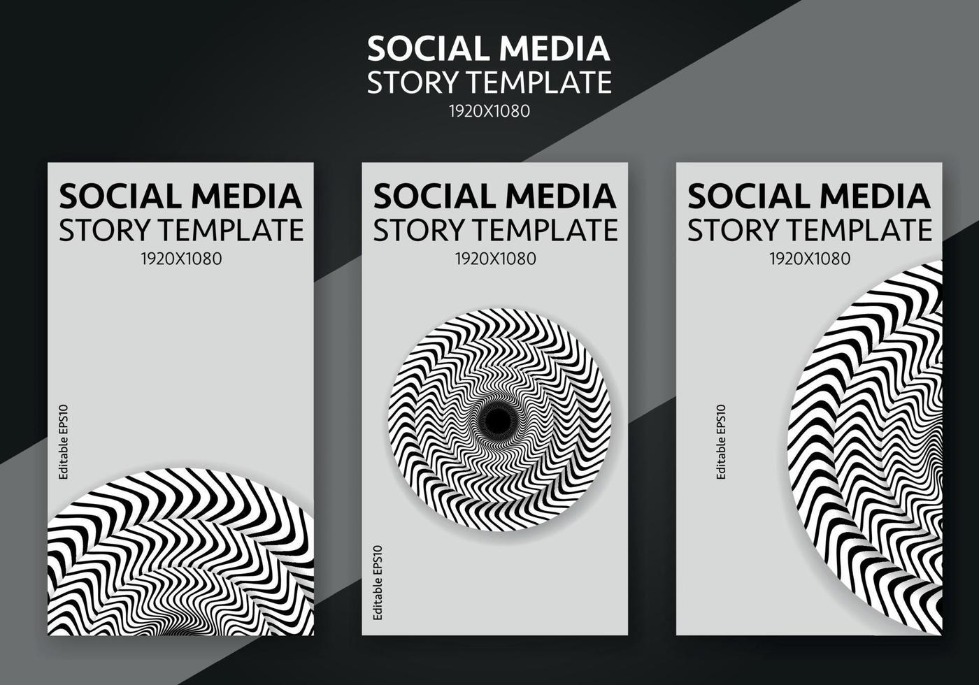storia modello per sociale media - modificabile storia copertina design per attività commerciale vettore