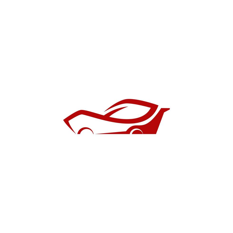 auto linea astratto logo design vettore