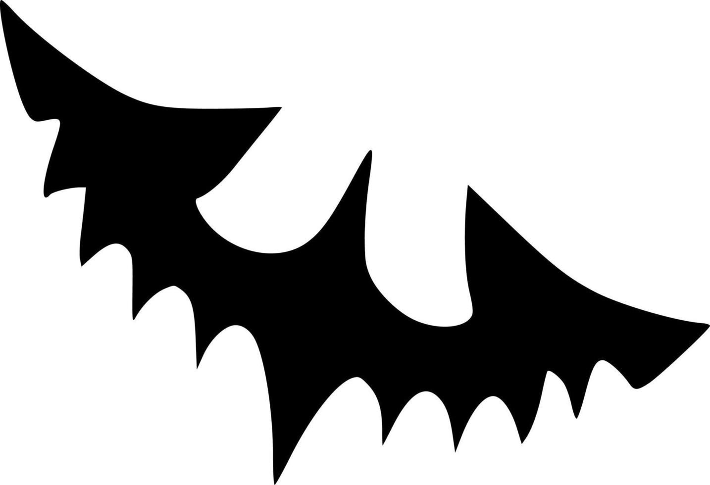 vecter illustrazione di il male pipistrello forma vettore