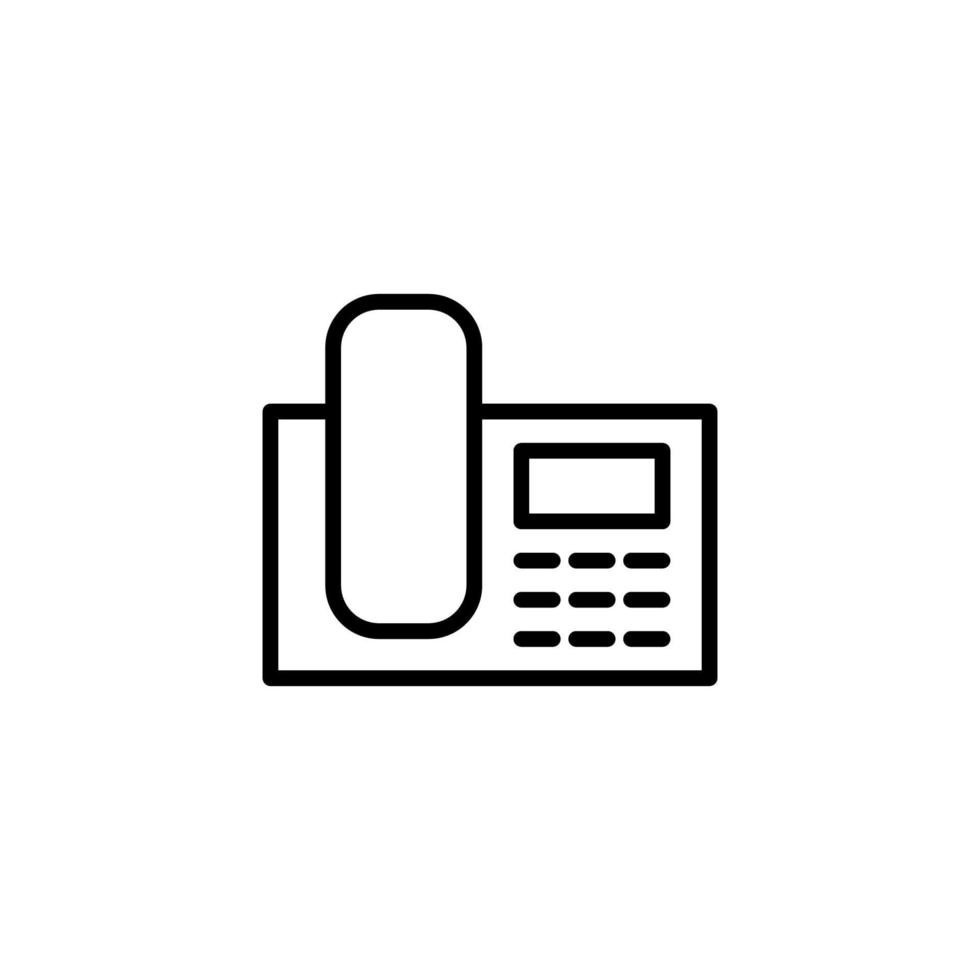 Telefono icona con schema stile vettore