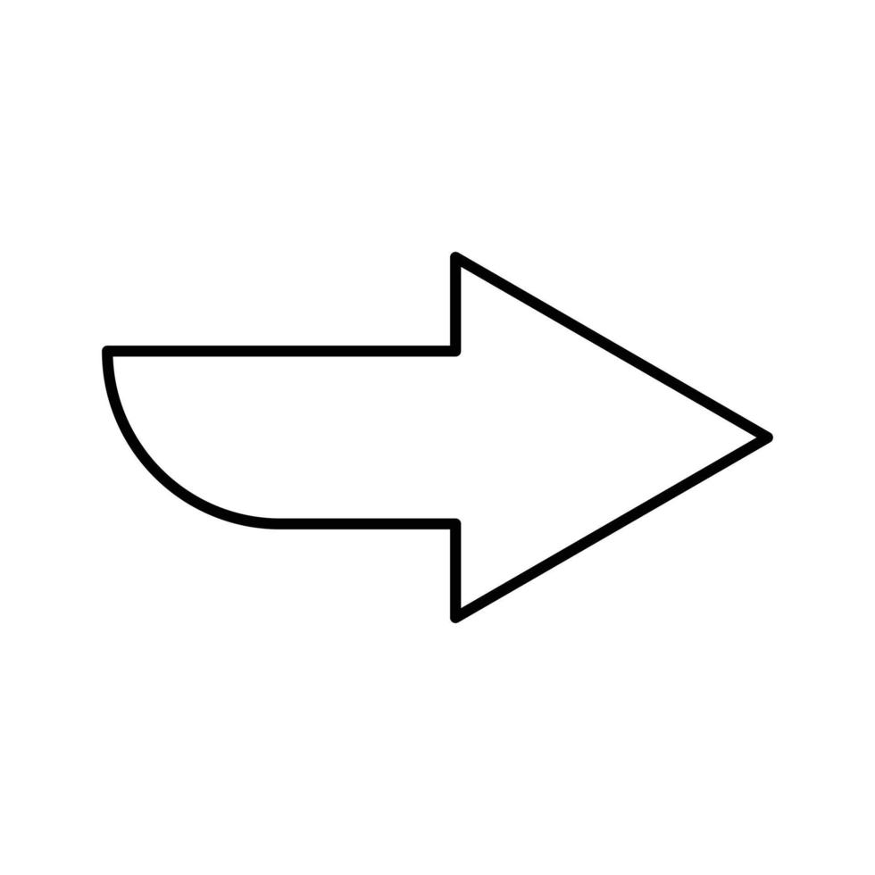 freccia icona schema vettore, semplice nero e bianca freccia icona, sinistra freccia, giusto freccia, prossimo, su, fuori uso, vettore