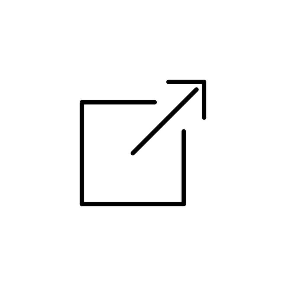 navigazione icona con schema stile vettore
