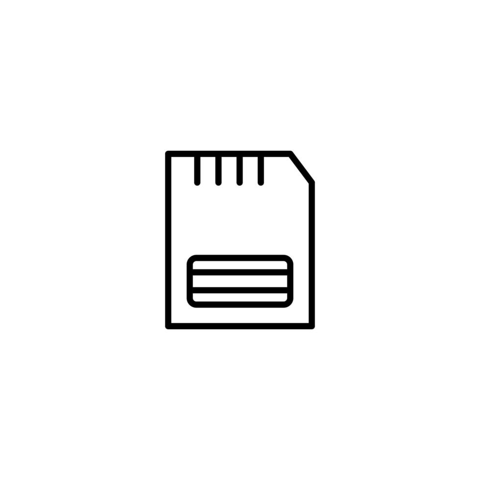 Flash Disk icona con schema stile vettore
