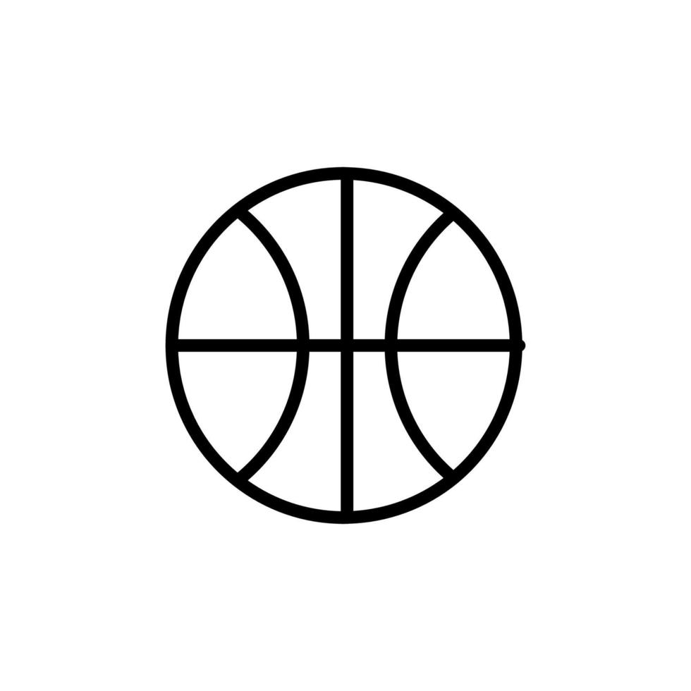 palla icona con schema stile vettore