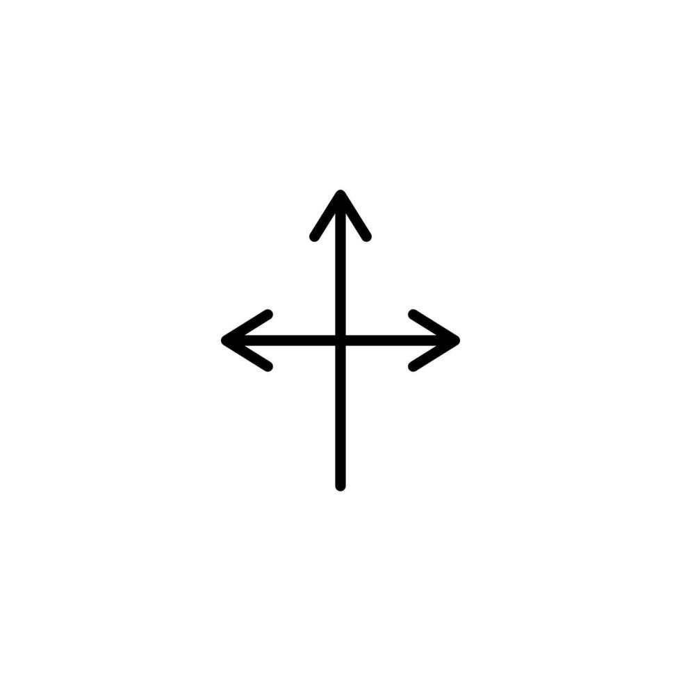 freccia icona con schema stile vettore