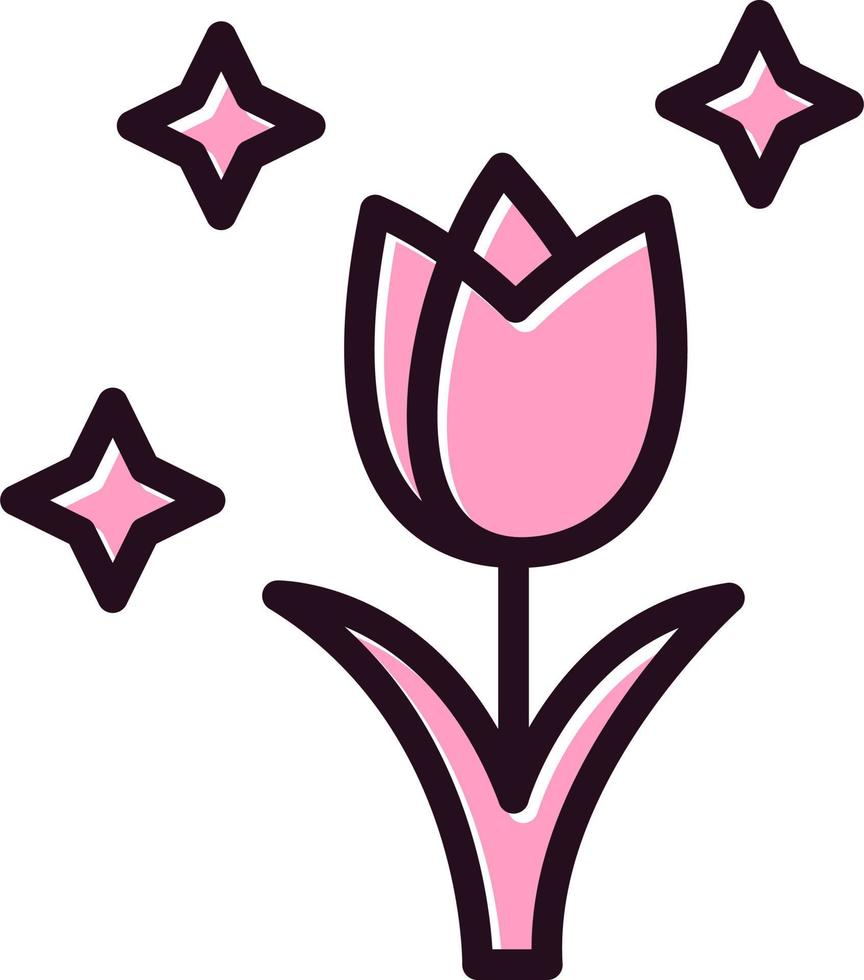 tulipano vettore icona