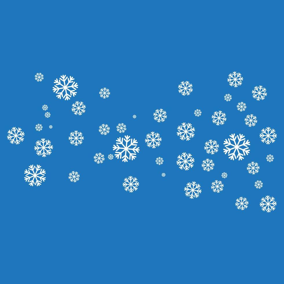 i fiocchi di neve stile design illustrazione vettore