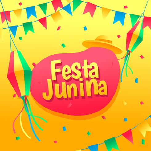 vettore di festa junina