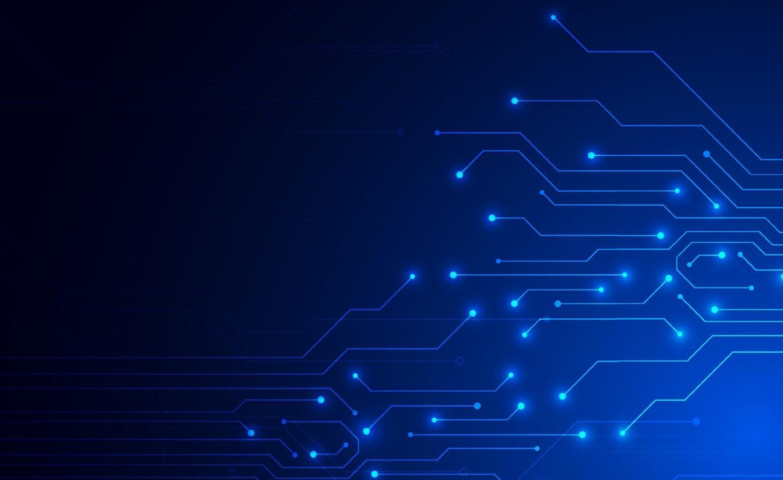 sfondo astratto con struttura del circuito di tecnologia. illustrazione della scheda madre elettronica. comunicazione e concetto di ingegneria. illustrazione vettoriale