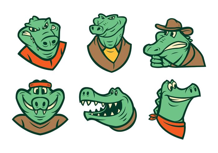 Crocodile Logo vettoriale gratuito