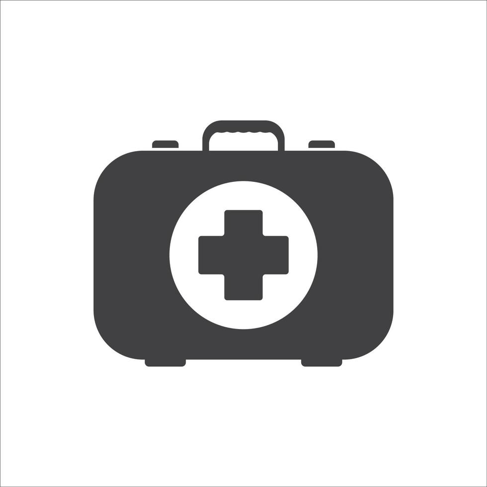 primo aiuto scatola medico kit vettore. medicina icona vettore. medico scatola simbolo. vettore illustrazione
