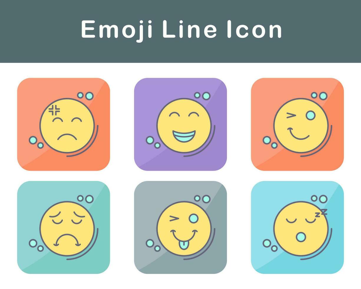 emoji vettore icona impostato