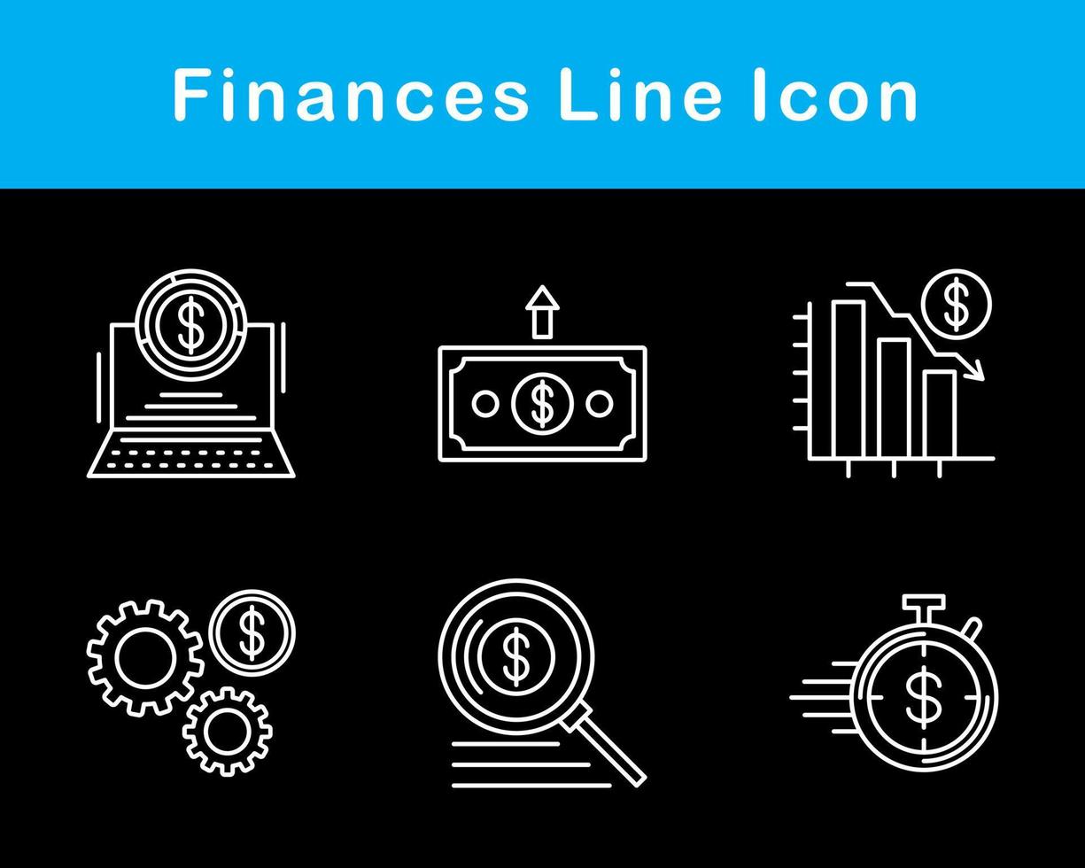 finanza vettore icona impostato