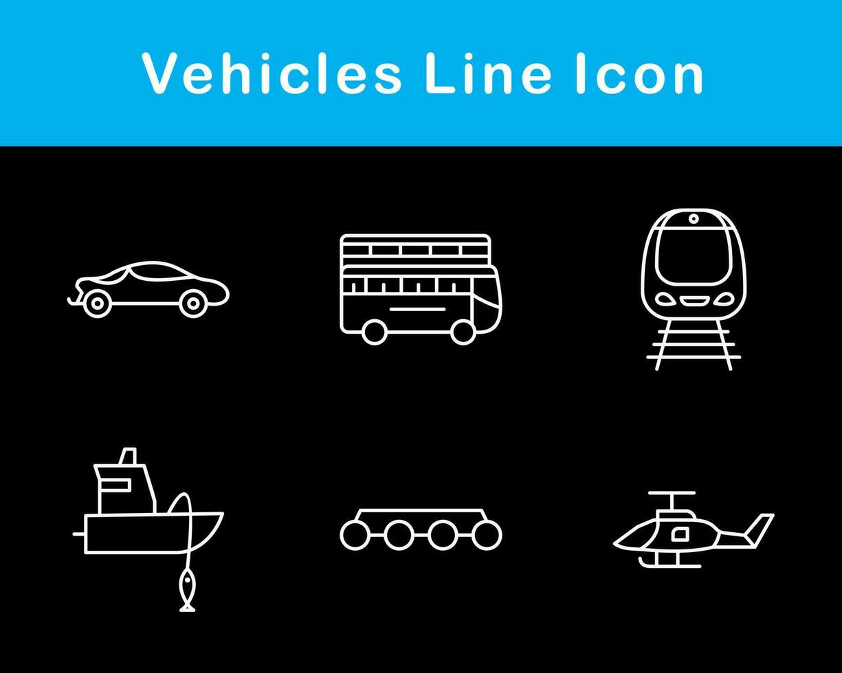 veicoli vettore icona impostato