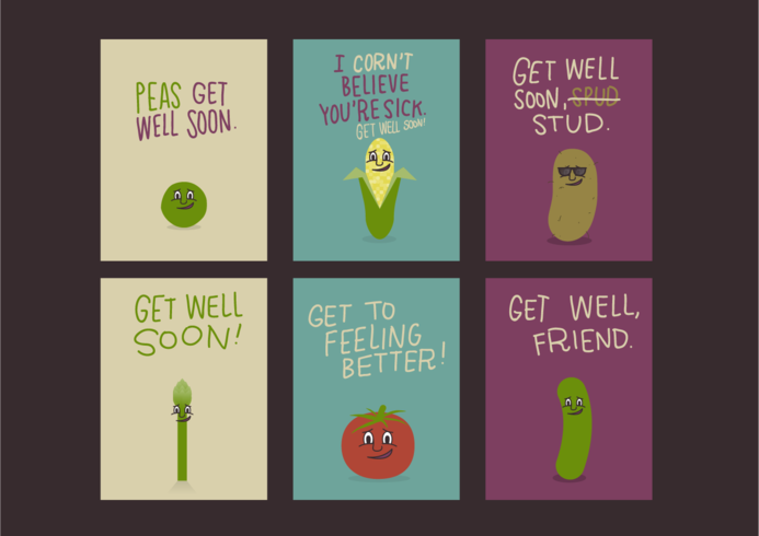 Verdura Get Well Soon Cards Free Vector