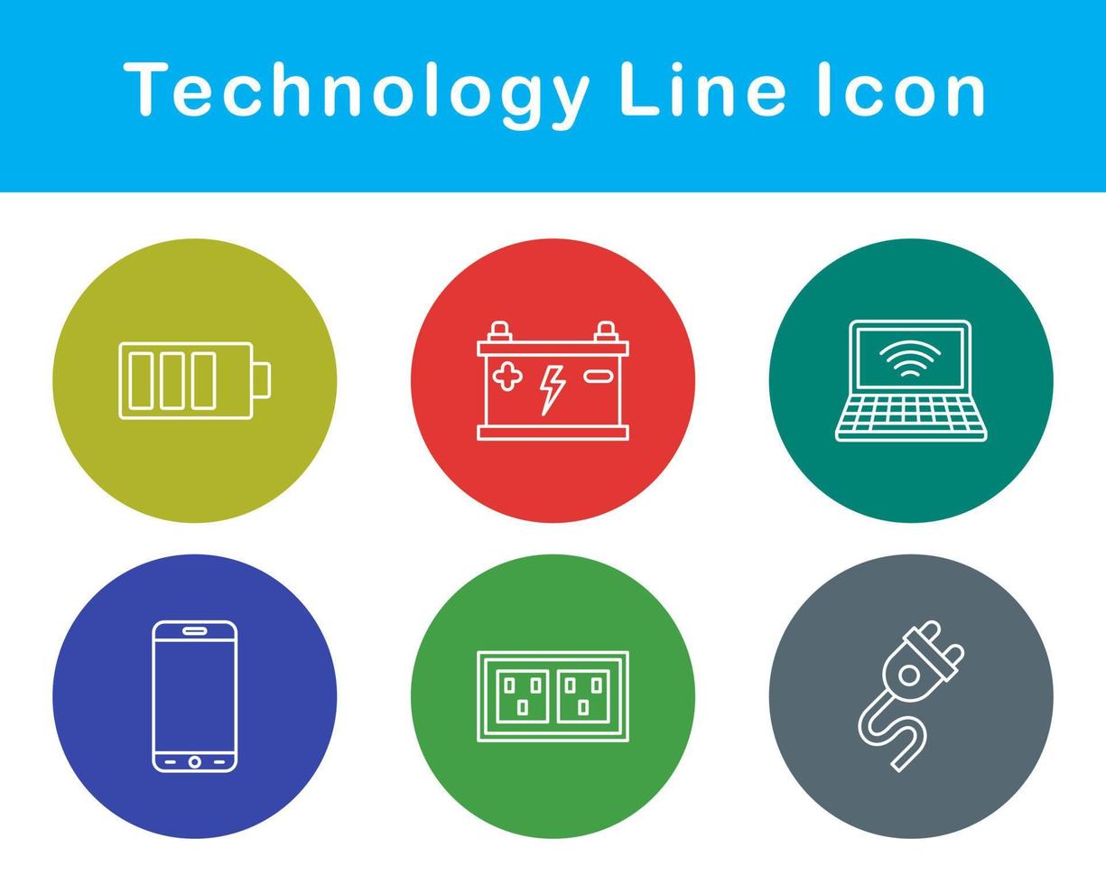 tecnologia vettore icona impostato