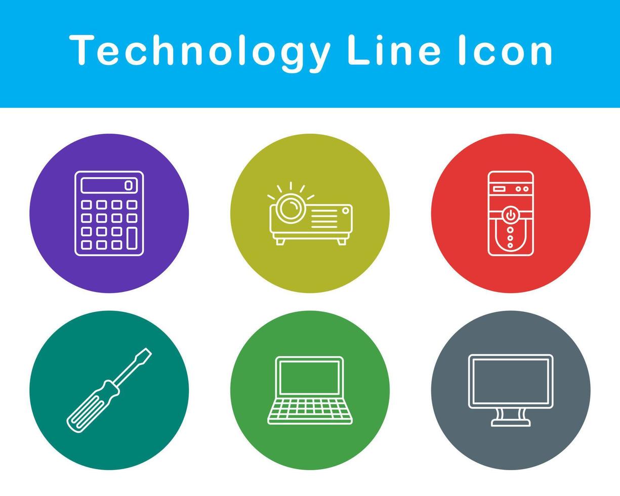 tecnologia vettore icona impostato