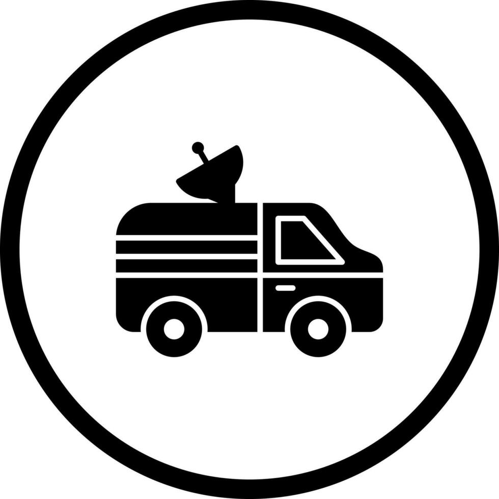notizia furgone vettore icona