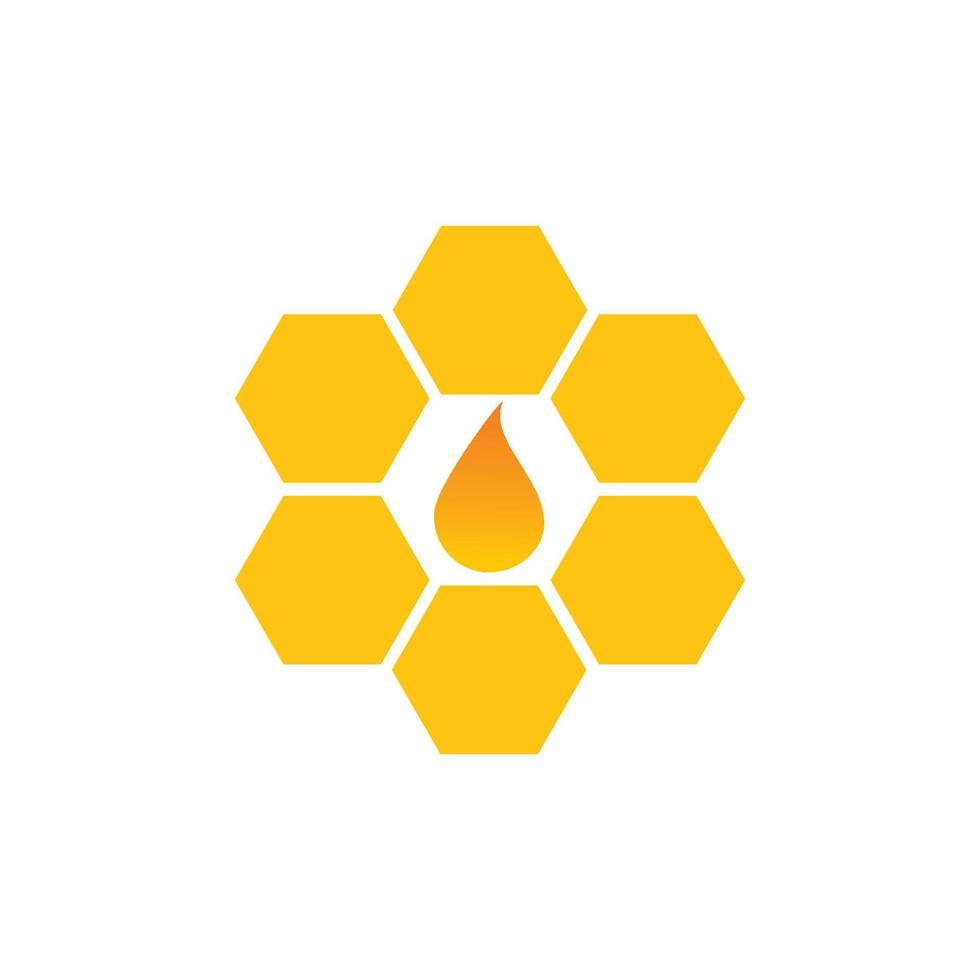 miele ape vettore icona illustrazione