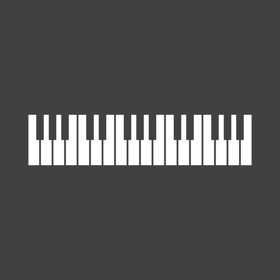 pianoforte icona vettore illustrazione design