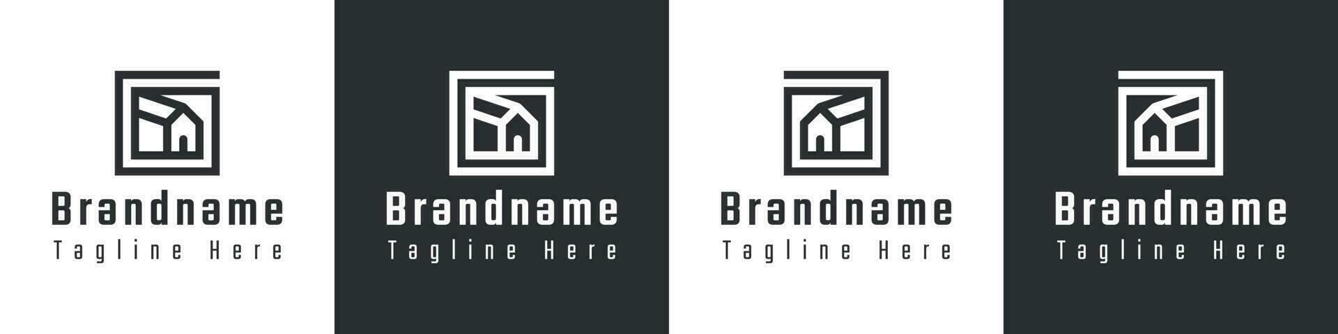 lettera g o un' casa logo, adatto per qualunque attività commerciale relazionato per casa con g o un' iniziale. vettore