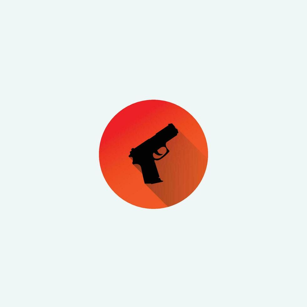 pistola icona vettore
