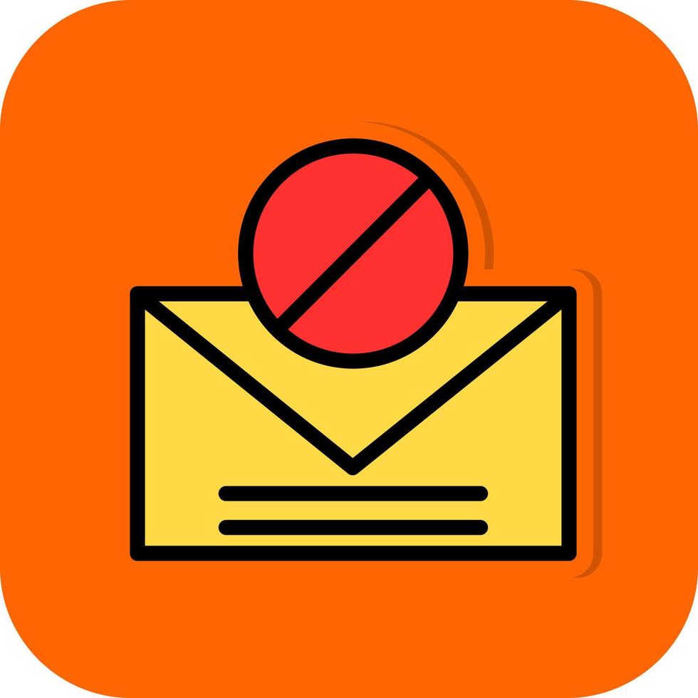 spam e-mail vettore icona design
