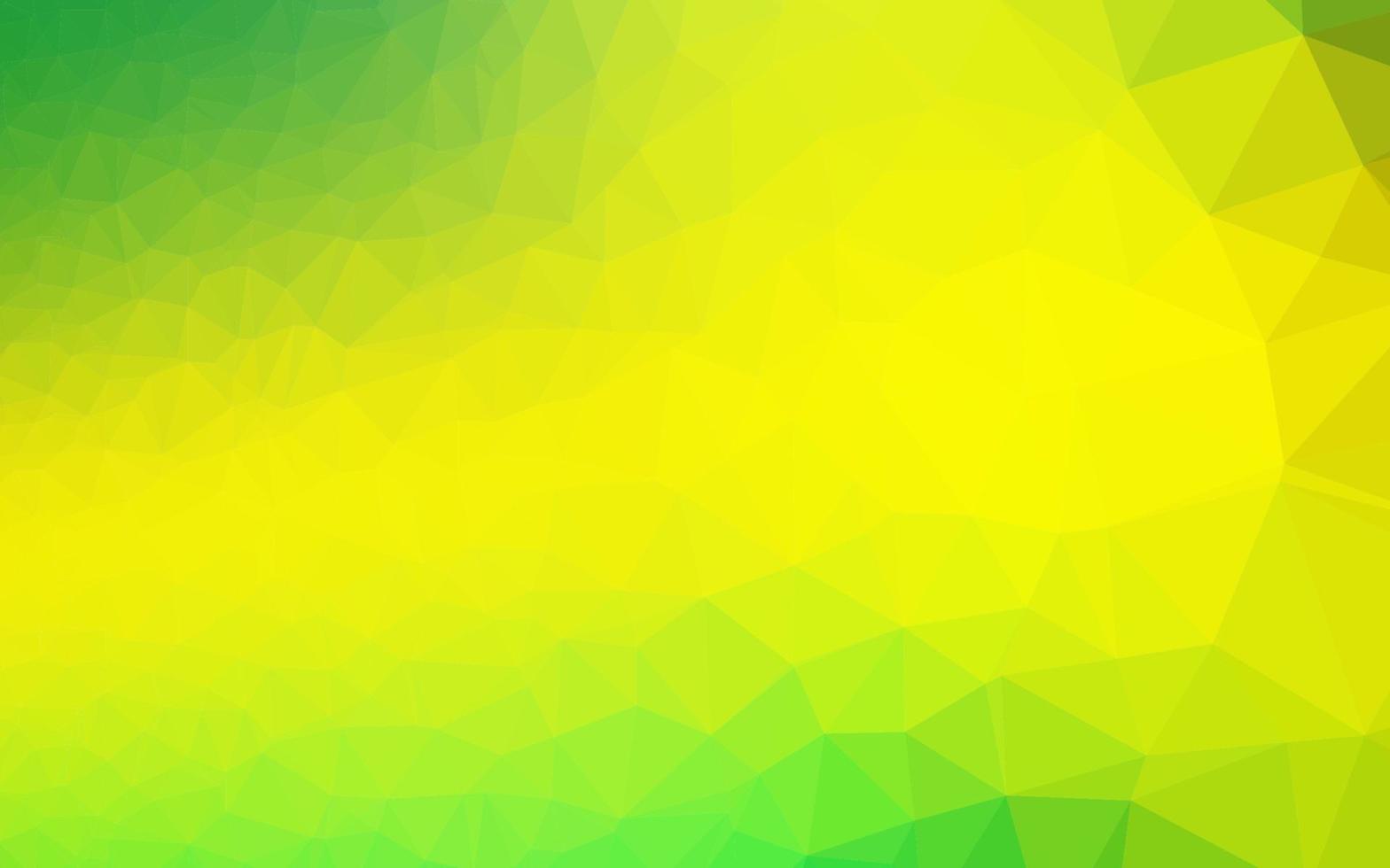 leggero verde, giallo vettore sfocato triangolo struttura.
