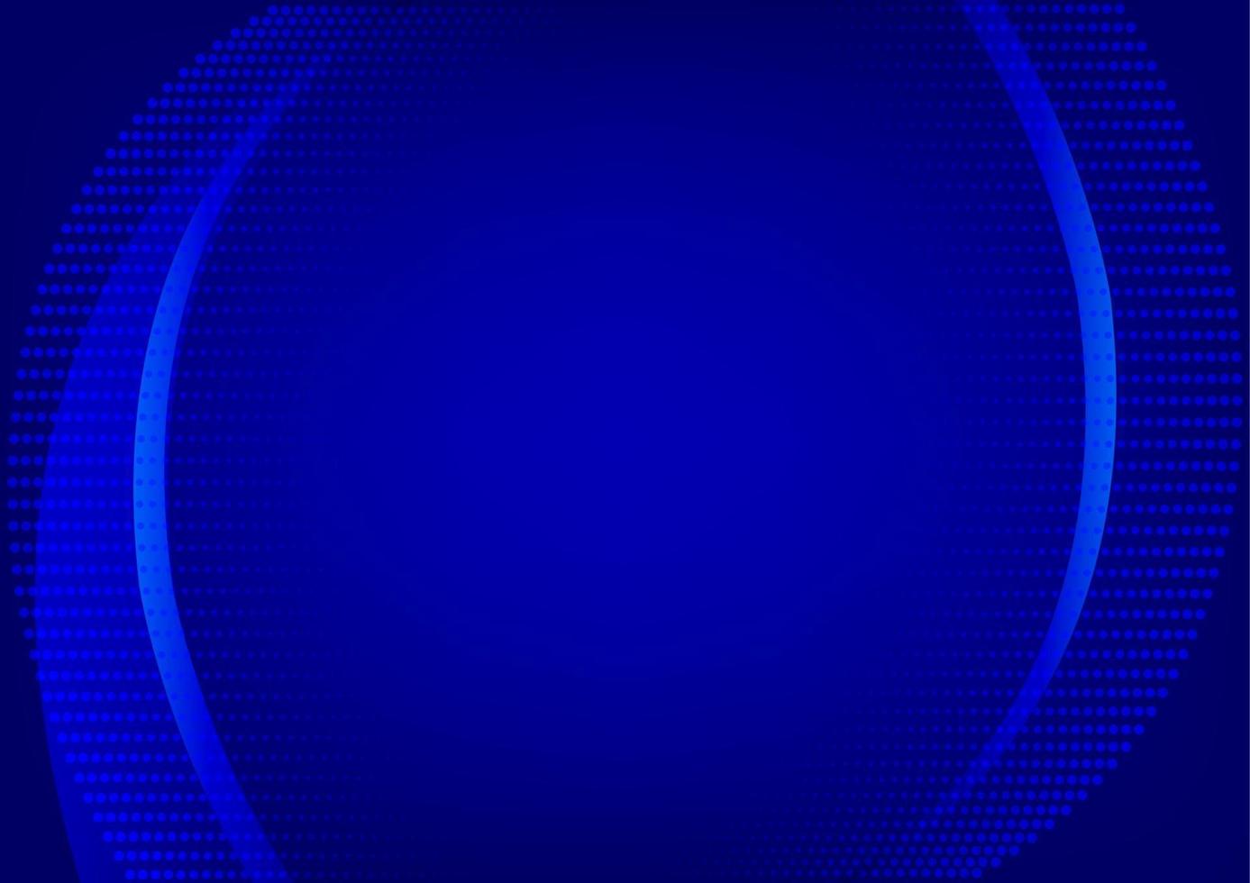 astratto sfondo blu con semicerchi puntino illustrazione vettoriale