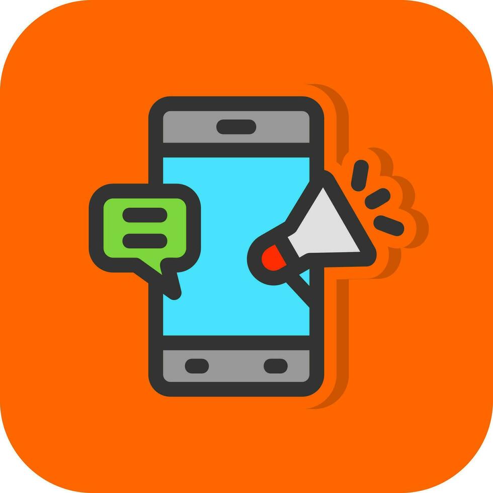 sms marketing vettore icona design