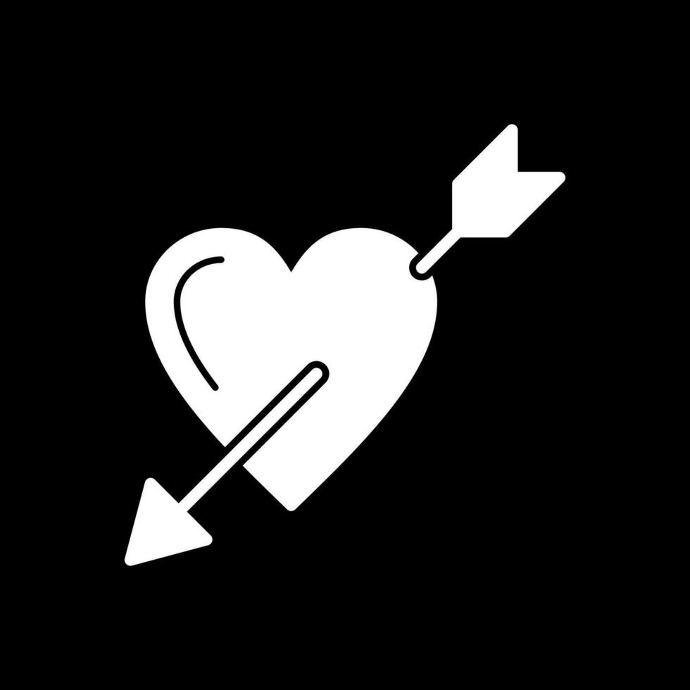 cuore freccia vettore icona design