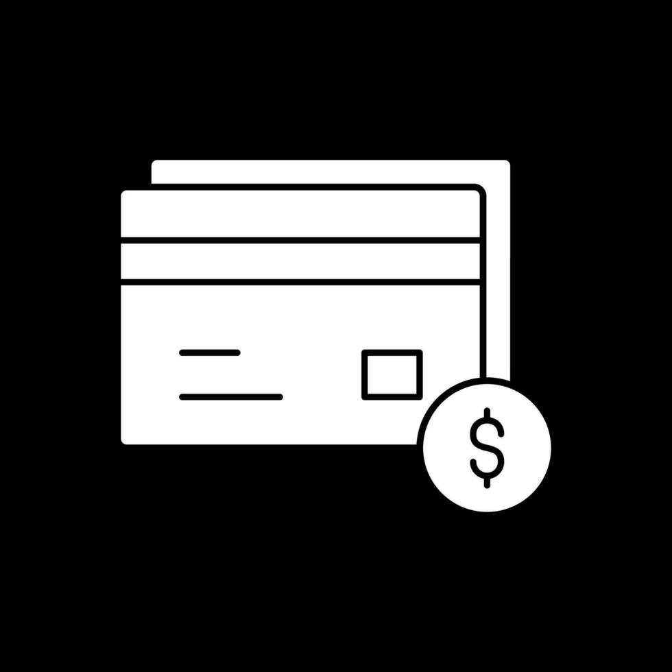 credito carta pagamento vettore icona design