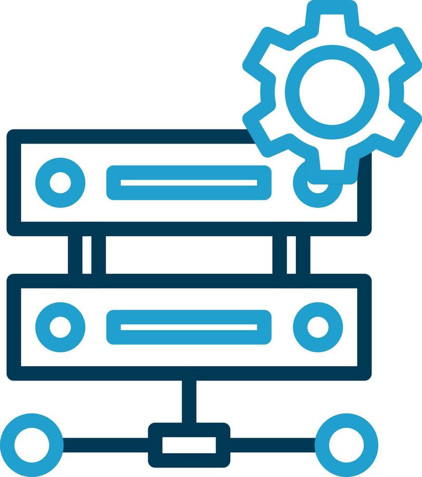 dati gestione vettore icona design