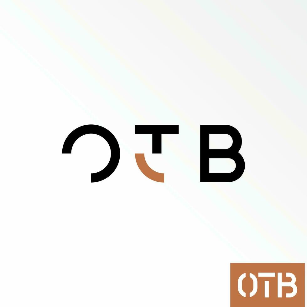 unico lettera o parola ot sans serif font con taglio o Diviso lato Immagine grafico icona logo design astratto concetto vettore scorta. può essere Usato come simbolo relazionato per monogramma o iniziale