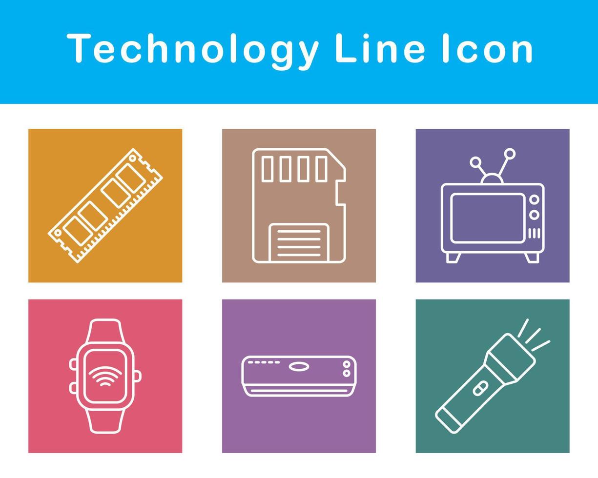 tecnologia vettore icona impostato