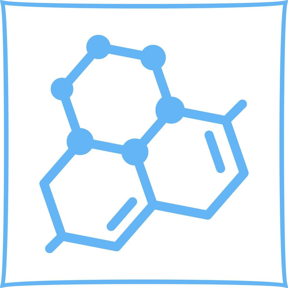 icona del vettore della molecola