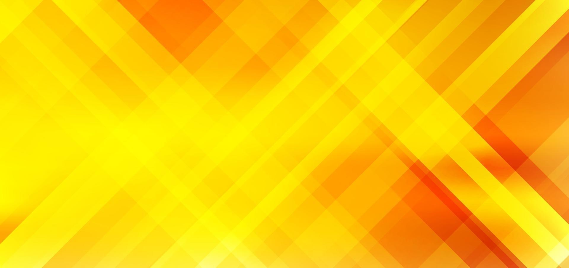 strisce diagonali astratte sfondo di colore sfumato giallo e arancione con effetto luminoso. vettore