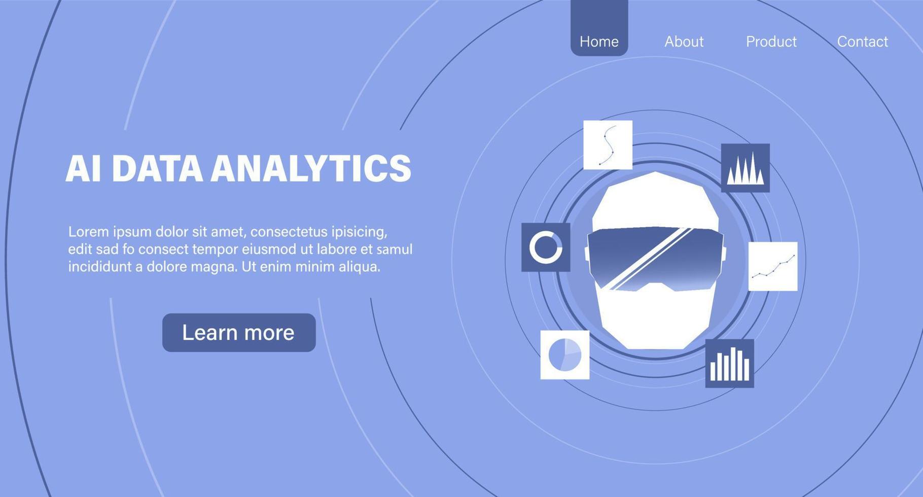 artificiale intelligenza nel dati analisi, dati marketing tecnologia, attività commerciale dati rapporto vettore