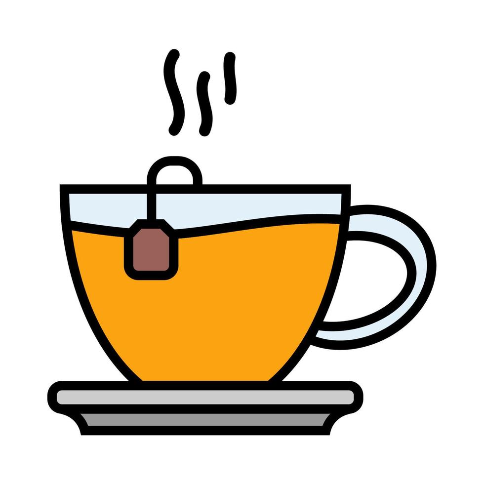 illustrazione vettore grafico di tè tazza icona