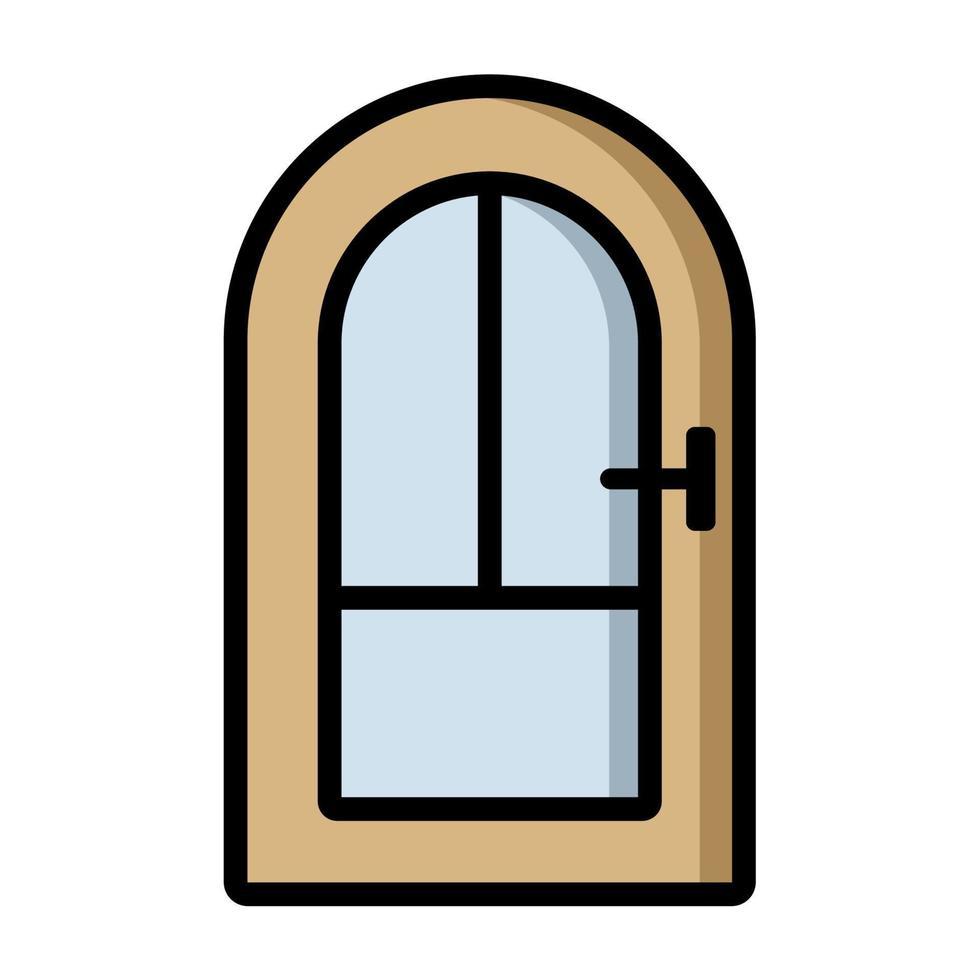 illustrazione vettore grafico di porta Casa, costruzione icona